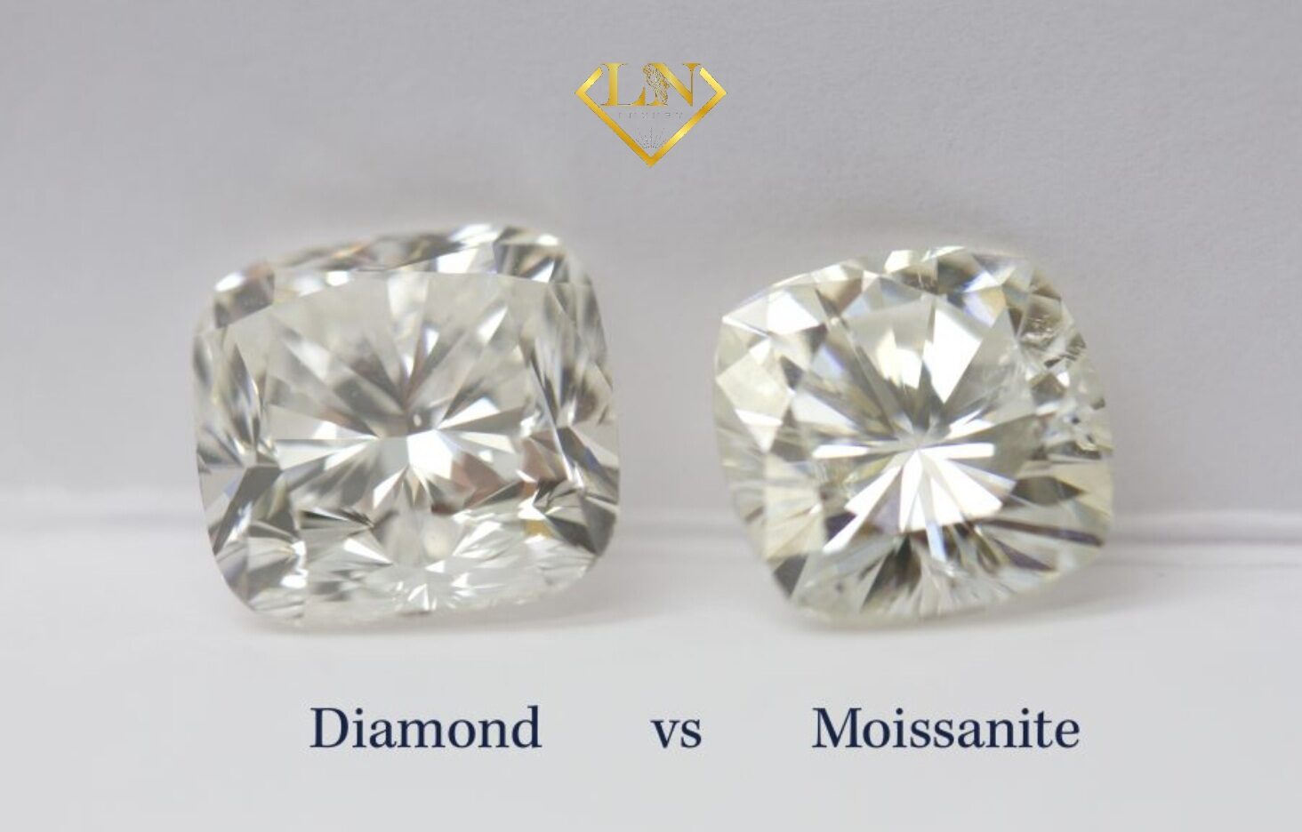 Cách phân biệt Kim Cương Thiên Nhiên với đá Mossanite 3 Cách phân biệt Kim Cương Thiên Nhiên với đá Mossanite