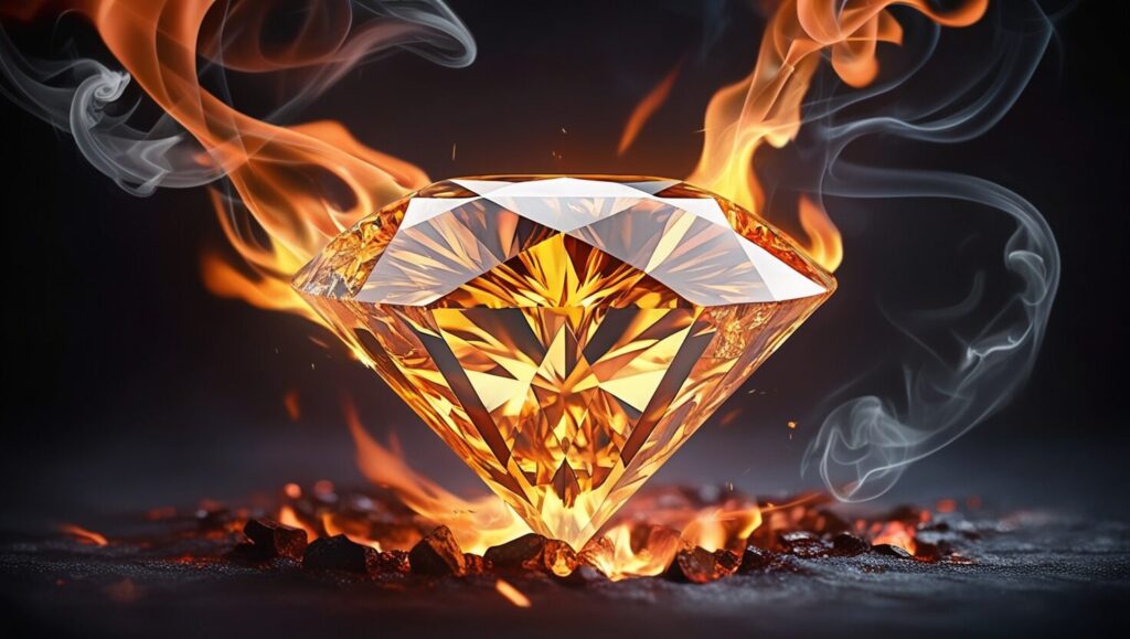 Kim Cương Có Cháy Được Không