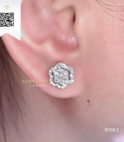 Bông Tai Kim Cương B1082 Dương Trần Daimond