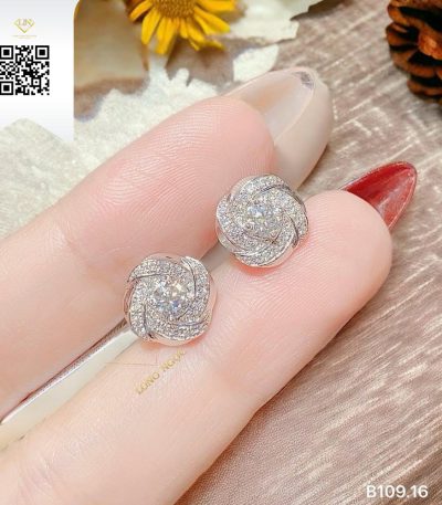 Bông Tai Kim Cương B10916 Dương Trần Daimond