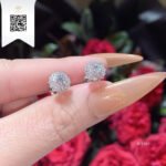 Bông Tai Kim Cương B11157 Kim Cương Giá Tốt