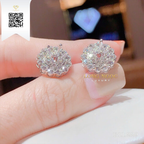 Bông Tai Kim Cương B11229 Dương Trần Daimond