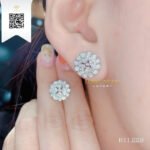 Bông Tai Kim Cương B11229 Kim Cương Giá Tốt