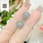 Bông Tai Kim Cương B1142 Kim Cương Giá Tốt