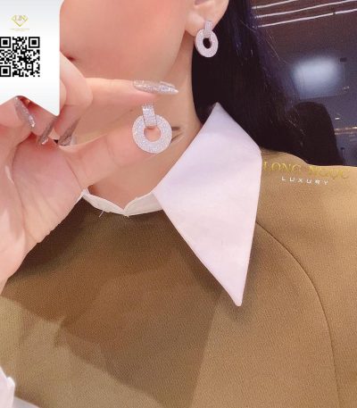 Bông Tai Kim Cương B11613 Kim Cương Giá Tốt