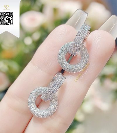 Bông Tai Kim Cương B11621 Dương Trần Daimond