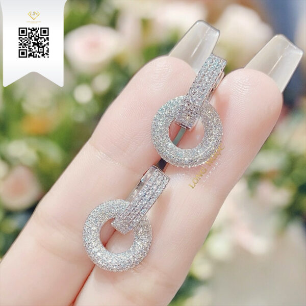 Bông Tai Kim Cương B11621 Dương Trần Daimond