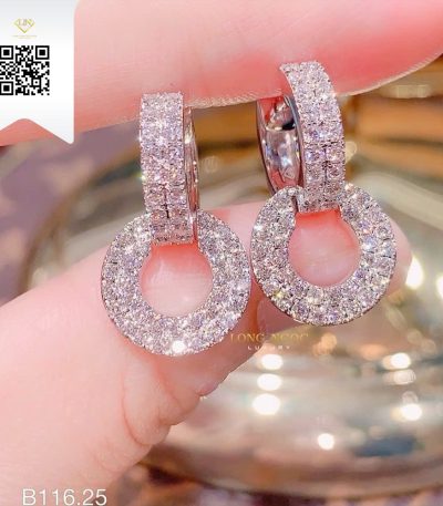 Bông Tai Kim Cương B11625 Dương Trần Daimond