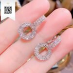Bông Tai Kim Cương B11625 Trần Dương Daimond Long Ngọc Luxury