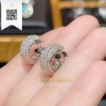 Bông Tai Kim Cương B120145 Trần Dương Daimond Long Ngọc Luxury