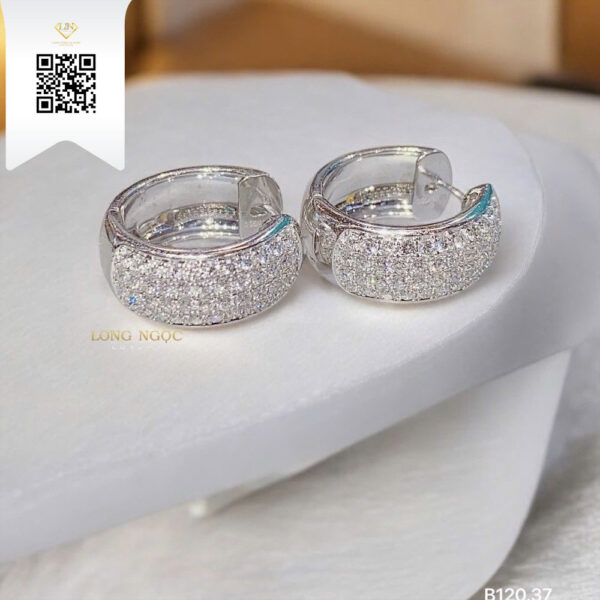 Bông Tai Kim Cương B12037 Dương Trần Daimond