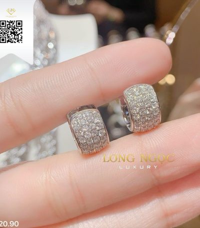 Bông Tai Kim Cương B12090 Dương Trần Daimond