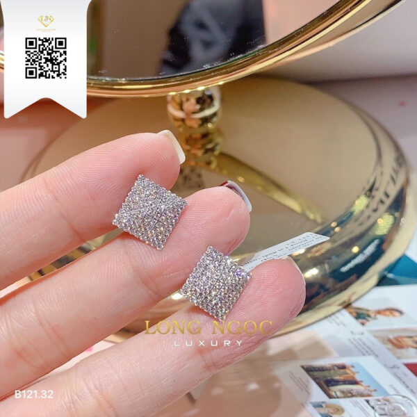Bông Tai Kim Cương B12132 Dương Trần Daimond