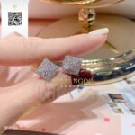 Bông Tai Kim Cương B12132 Long Ngọc luxury