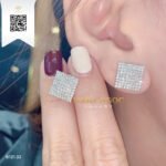 Bông Tai Kim Cương B12132 Trần Dương Daimond Long Ngọc Luxury