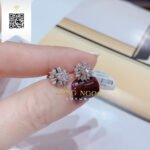 Bông Tai Kim Cương B12214 Trần Dương Daimond Long Ngọc Luxury