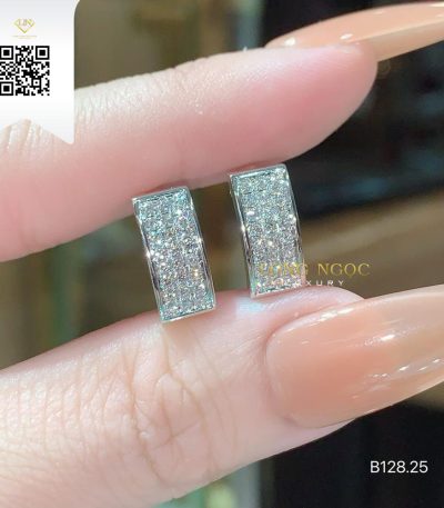 Bông Tai Kim Cương B12825 Dương Trần Daimond