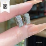 Bông Tai Kim Cương B12825 Kim Cương Giá Tốt