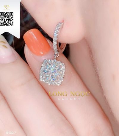 Bông Tai Kim Cương B1307 Dương Trần Daimond