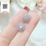 Bông Tai Kim Cương B13694 Trần Dương Daimond Long Ngọc Luxury