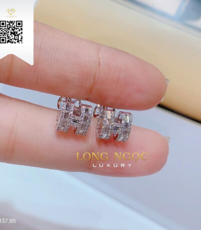 Bông Tai Kim Cương B13795 Dương Trần Daimond