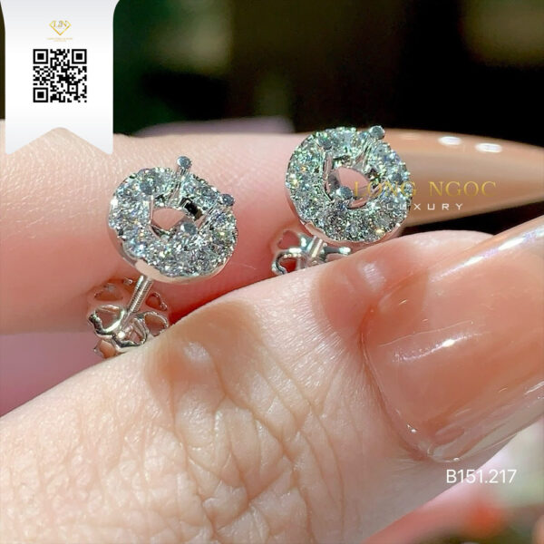 Bông Tai Kim Cương B151217 Dương Trần Daimond