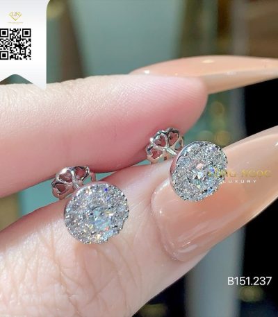 Bông Tai Kim Cương B151237 Dương Trần Daimond