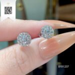 Bông Tai Kim Cương B151237 Long Ngọc luxury