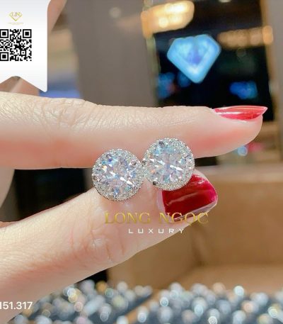Bông Tai Kim Cương B151317 Dương Trần Daimond