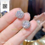 Bông Tai Kim Cương B151317 Kim Cương Giá Tốt