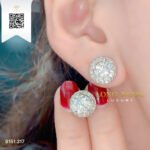 Bông Tai Kim Cương B151317 Long Ngọc luxury
