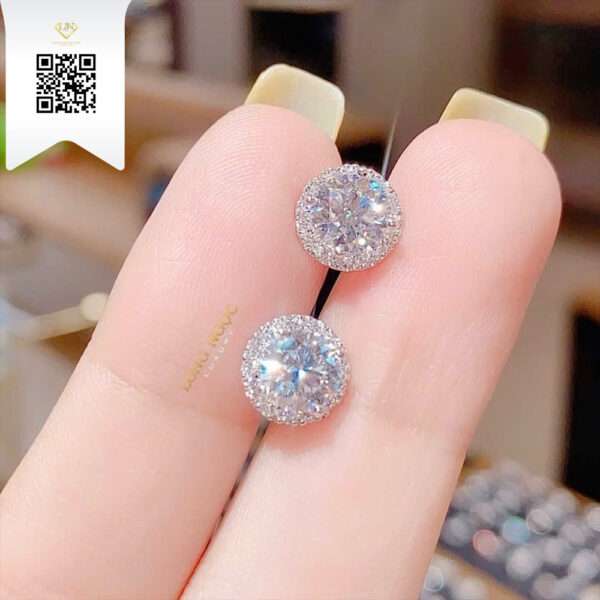 Bông Tai Kim Cương B151342 Dương Trần Daimond