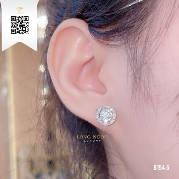 Bông Tai Kim Cương B1546 Dương Trần Daimond