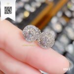 Bông Tai Kim Cương B1546 Kim Cương Giá Tốt