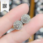 Bông Tai Kim Cương B1546 Trần Dương Daimond Long Ngọc Luxury