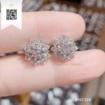 Bông Tai Kim Cương B157224 Kim Cương Giá Tốt