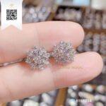 Bông Tai Kim Cương B157224 Trần Dương Daimond Long Ngọc Luxury
