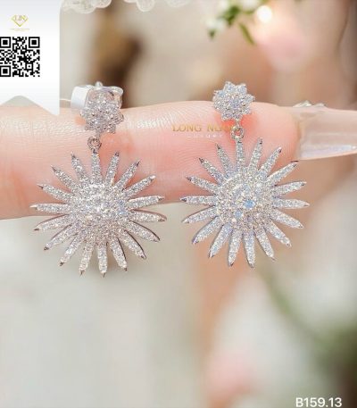 Bông Tai Kim Cương B15913 Dương Trần Daimond