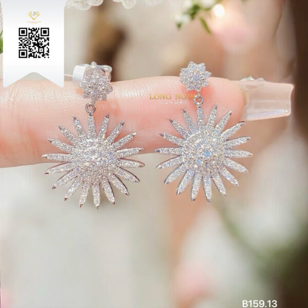 Bông Tai Kim Cương B15913 Dương Trần Daimond