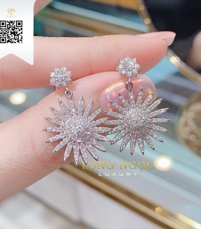 Bông Tai Kim Cương B15914 Dương Trần Daimond