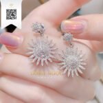 Bông Tai Kim Cương B15914 Long Ngọc luxury