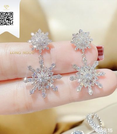 Bông Tai Kim Cương B15915 Dương Trần Daimond