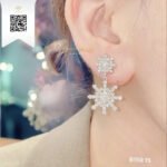Bông Tai Kim Cương B15915 Trần Dương Daimond Long Ngọc Luxury