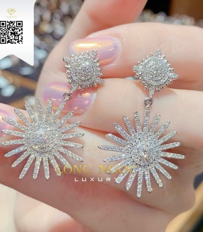 Bông Tai Kim Cương B1598 Dương Trần Daimond