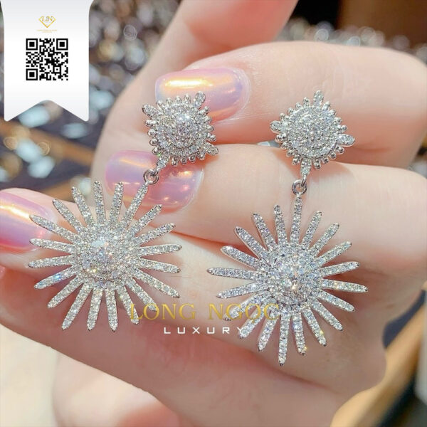 Bông Tai Kim Cương B1598 Dương Trần Daimond