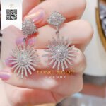 Bông Tai Kim Cương B1598 Long Ngọc luxury