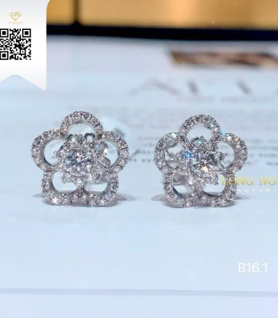 Bông Tai Kim Cương B161 Dương Trần Daimond
