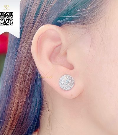 Bông Tai Kim Cương B16222 Dương Trần Daimond