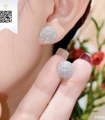 Bông Tai Kim Cương B16224 Kim Cương Giá Tốt