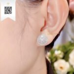 Bông Tai Kim Cương B16224 Long Ngọc luxury